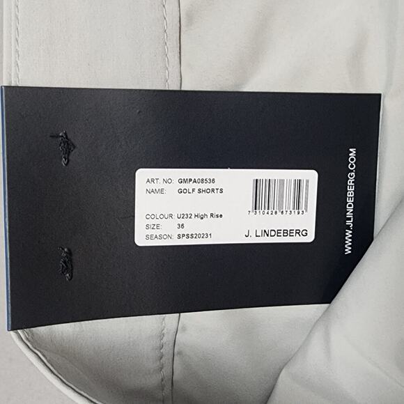 NWT J Lindeberg Golf Shorts High Rish Gray Size‎ 36 $125 - Picture 6 of 9
